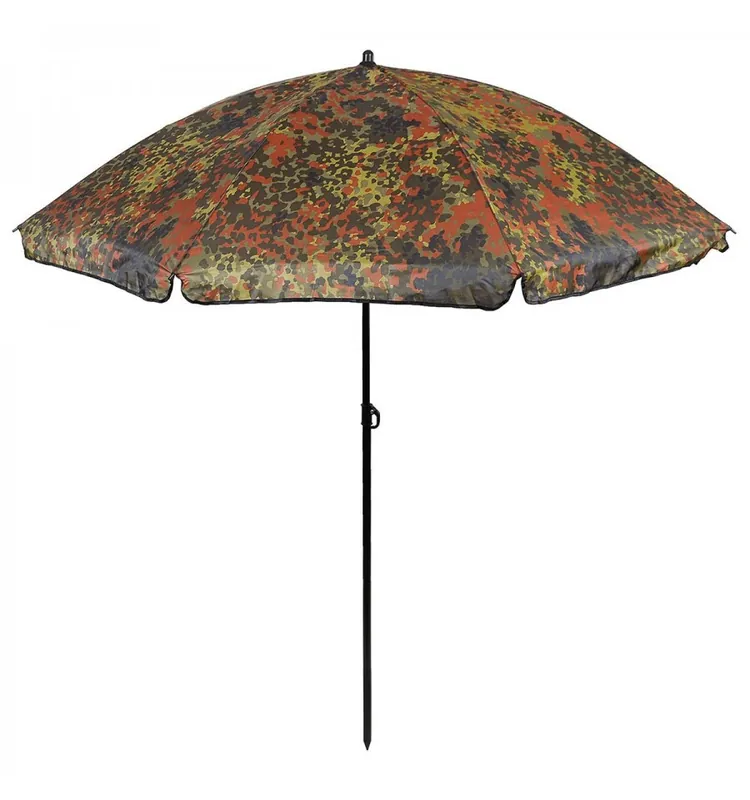 Umbrela parasolar pentru plaja, pescuit, camping, diametru 180 cm, unghi reglabil, camuflaj Mai ieftin