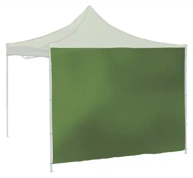 Perete lateral impermeabil pentru pavilion Cattara 2 x 3 m verde Reduceri