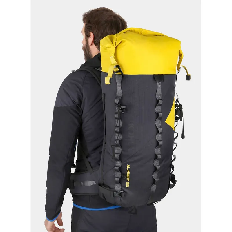 Rucsac Kohla Alpinist 25 litri negru galben Cel mai bun preț
