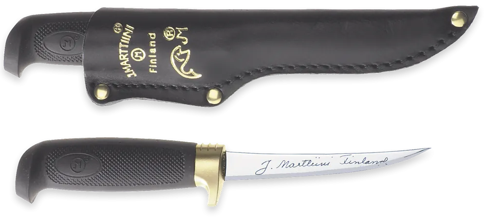 Retur gratuit Cutit de filetat Marttiini Condor, lama 10 cm, teaca piele