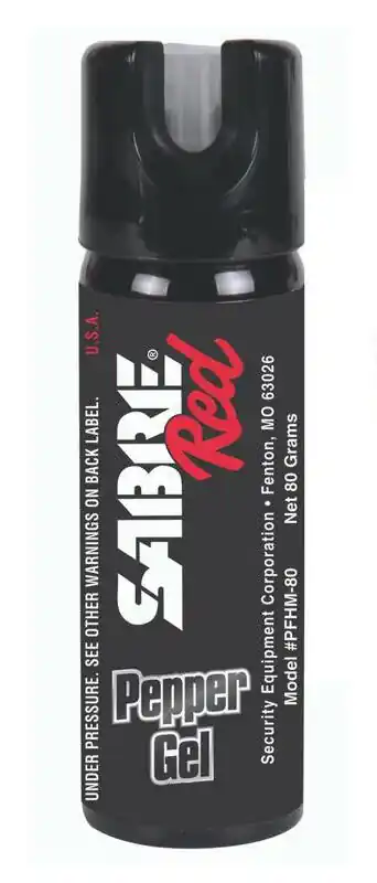 Reducere extra Spray autoaparare piper gel Sabre 61,5 g cu suport inclus