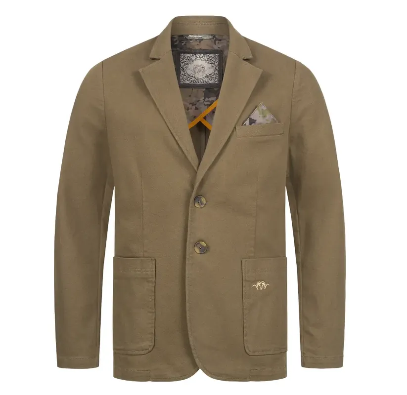 Calitate înaltă Sacou barbati Blaser denim strech bob dark olive
