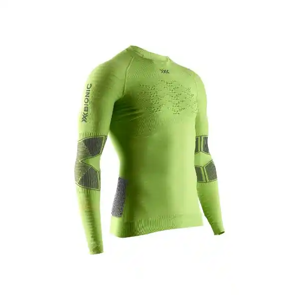 Transport gratuit BLUZA BARBATI X-BIONIC EFFEKTOR 4.0 RUNNING GREEN/ANTHRACITE