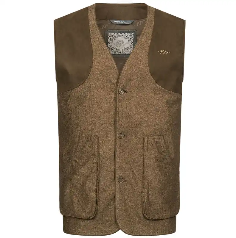 Vesta barbati Blaser Vintage Wing dark brown melange Cel mai bun preț