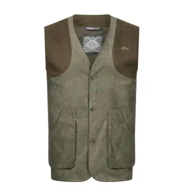 Vesta vanatoare Blaser Vintage Wing olive melange Ofertă de sezon