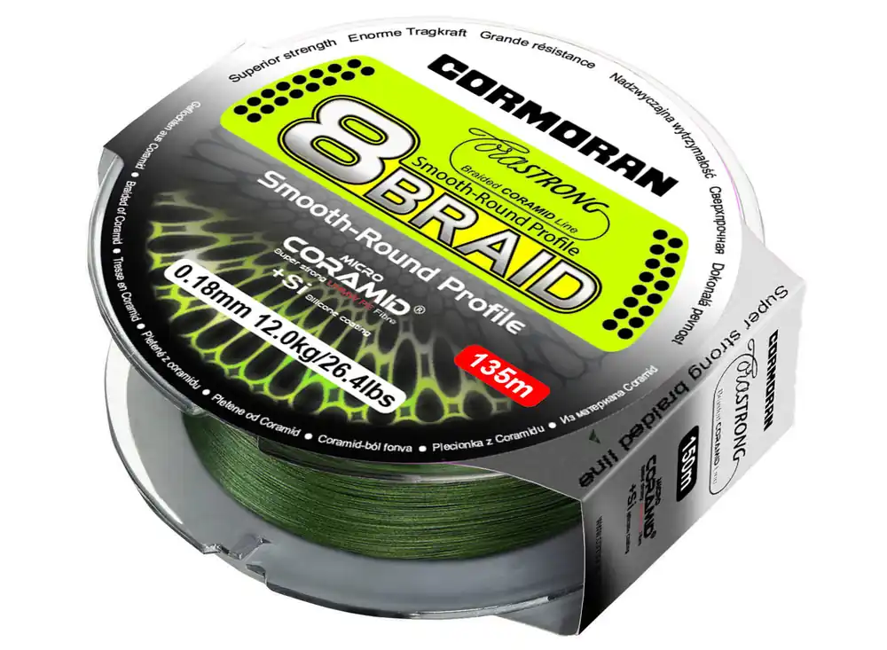 Reducere specială FIR TEXTIL CORMORAN CORASTRONG 8BRAID VERDE 012MM/7,7KG/135M