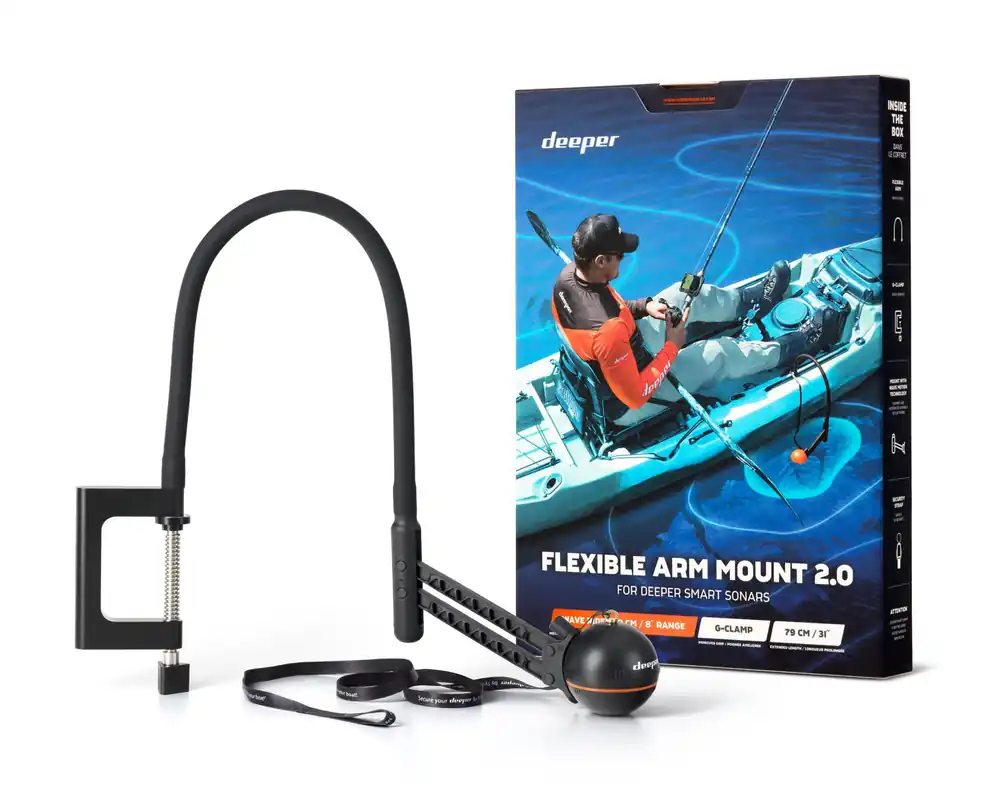 Bestseller SUPORT FLEXIBIL SONAR DEEPER 2.0 PENTRU BARCA, CAIAC, BELLYBOAT