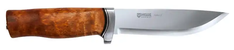 CUTIT HELLE GT, OTEL INOX, TEACA PIELE, LAMA 127 MM Preferatul clienților