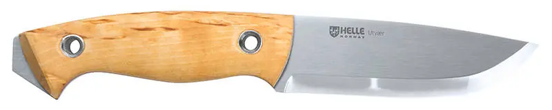 CUTIT HELLE UTVAER, OTEL INOX, TEACA PIELE, LAMA 100 MM Ieftin