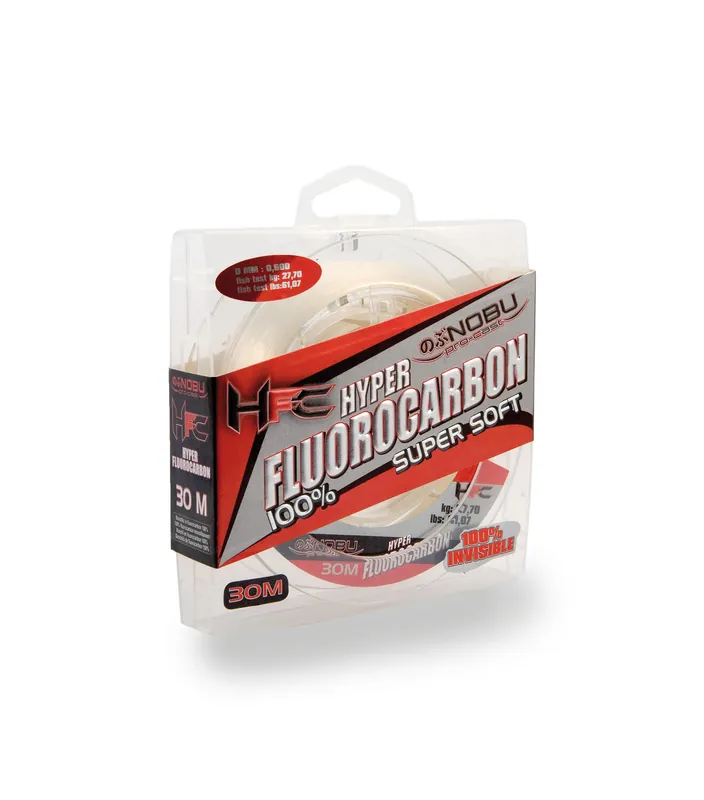 FIR FLUOROCARBON LINEAEFFE NOBU HFC SUPER SOFT, TRANSPARENT 0,800MM/ KG 30M Discount