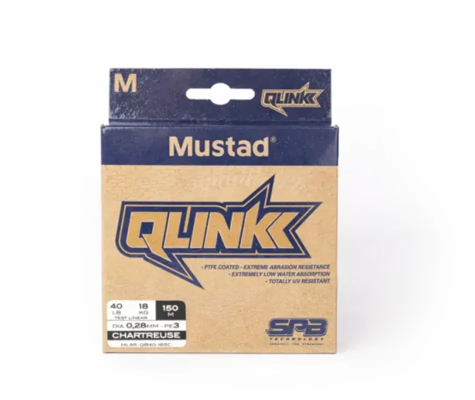FIR TEXTIL MUSTAD QLINK BRAID CHARTREUSE 010MM/4,5KG/150M Calitate înaltă
