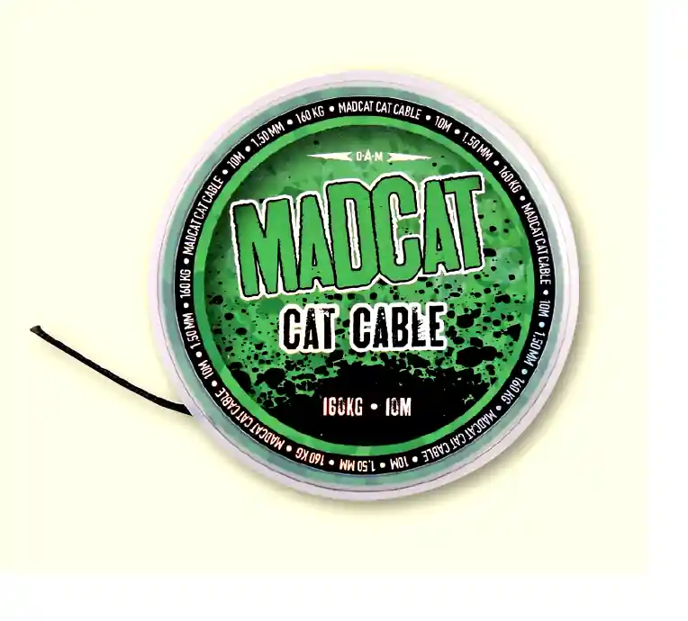 Cel mai vândut LEADER MADCAT CABLE 10M/1,35MM/160KG BLACK