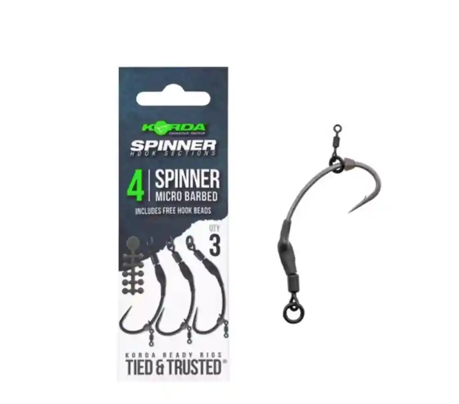 Preț redus MONTURA KORDA SPINNER HOOK SECTIONS 5, 3 BUC / PLIC