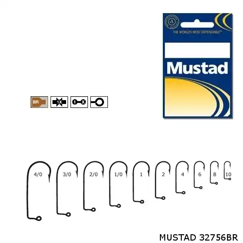 Calitate înaltă CARLIGE NELESTATE PENTRU JIG MUSTAD BRONZ, NR 1, 100 BUC / SET
