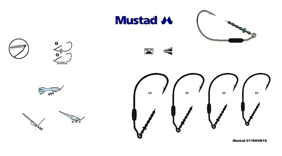 CARLIGE OFFSET LESTATE MUSTAD POWERLOCK PLUS, NR 3/0, 3 BUC / PLIC Livrare rapidă
