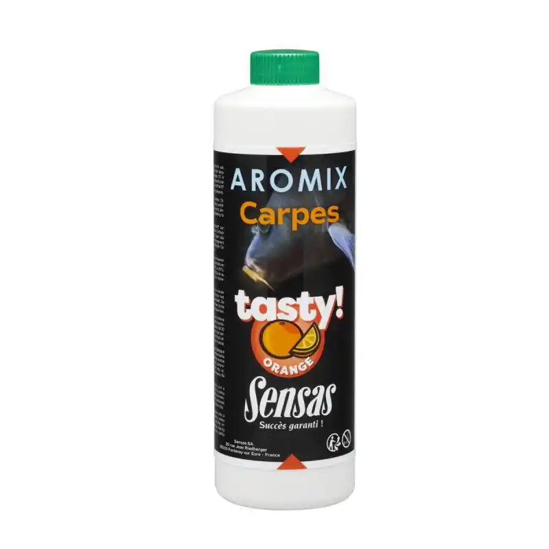 ADITIV SENSAS LICHID CARP TASTY AROMIX ORANGE, 500 ML Preferatul clienților