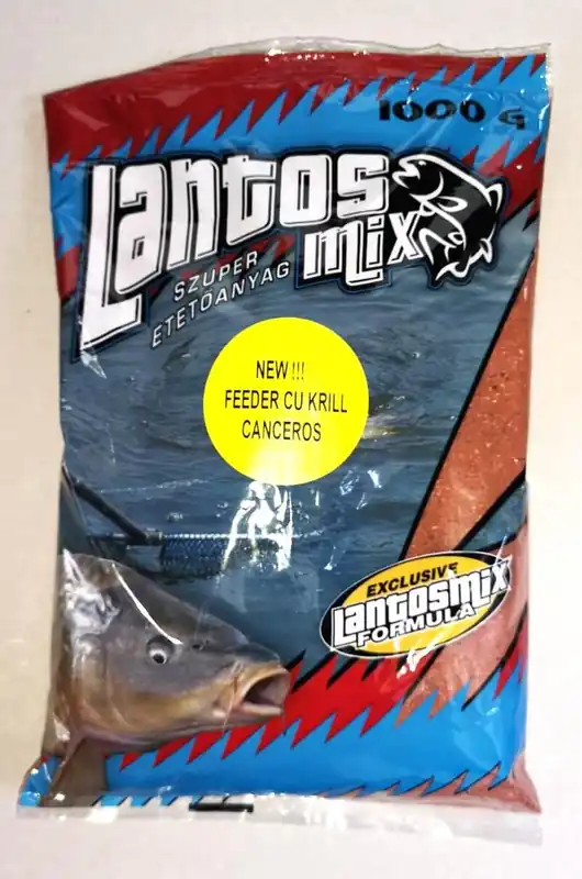 NADA LANTOS MIX FEEDER CU KRILL ROSU, 1 KG Expediere rapidă