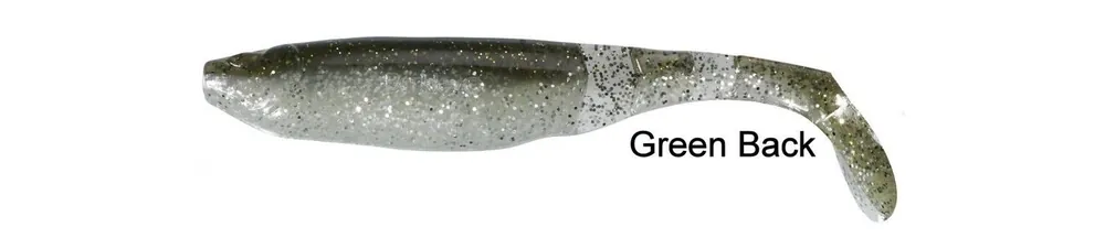 Cel mai vândut SHAD BERKLEY FLEX CUTT 7,5CM / GREEN BACK / 10 BUC / PLIC