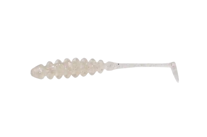 Promoție SHAD JACKALL TIDEBEAT 2,0 INCH CLEAR HL FLAKE 8 BUC / PLIC
