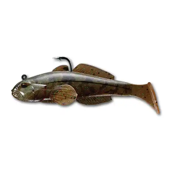 SHAD LIVE TARGET GOBY SWIMBAIT 8CM/14G BROWN/PUMPKIN, 3 BUC / PLIC Preferatul clienților