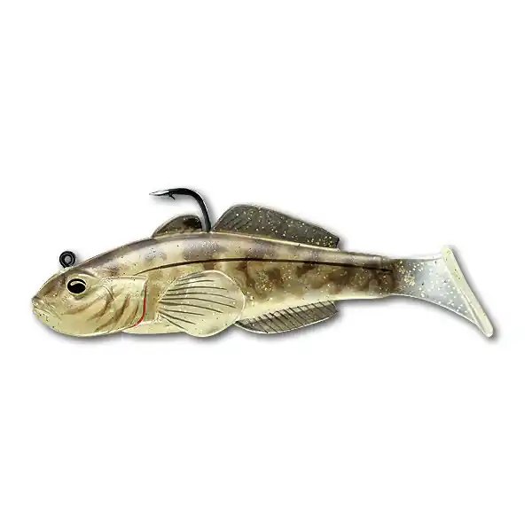 Disponibil imediat SHAD LIVE TARGET GOBY SWIMBAIT 8CM/14G NATURAL, 3 BUC / PLIC