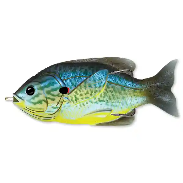 SWIMBAIT LIVE TARGET HOLLOW BODY SUNFISH WALKING BAIT 7,5CM/12G FLOATING BLUE/YELLOW PUMP Preț mic