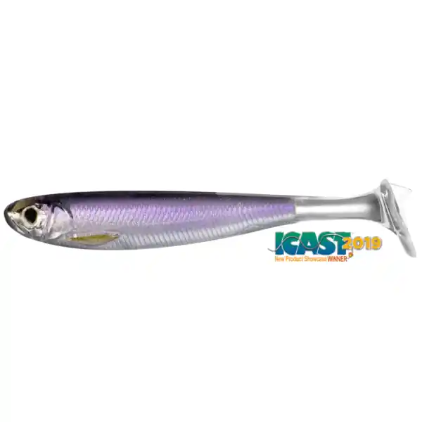 SHAD LIVE TARGET SLOWROLL SHINER PADDLE TAIL 12,5CM 207 SILVER/PURPLE, 3 BUC / PLIC Comandă acum