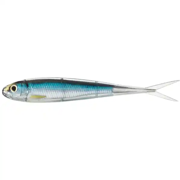 Ofertă SHAD LIVE TARGET TWITCH MINNOW SOFT JERKBAIT 10CM 201 SILVER/BLUE, 4 BUC / PLIC