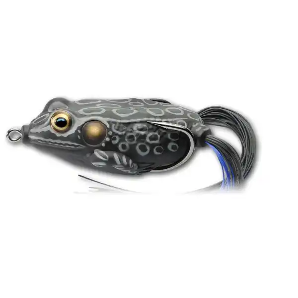 Plată sigură BROASCA LIVE TARGET HOLLOW BODY FROG WALKING BAIT 5,5CM/18G 517 BLACK/BLACK