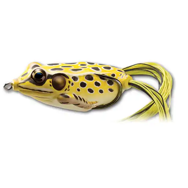 Transport gratuit BROASCA LIVE TARGET HOLLOW BODY FROG WALKING BAIT 6,5CM/21G 501 YELLOW/BLACK