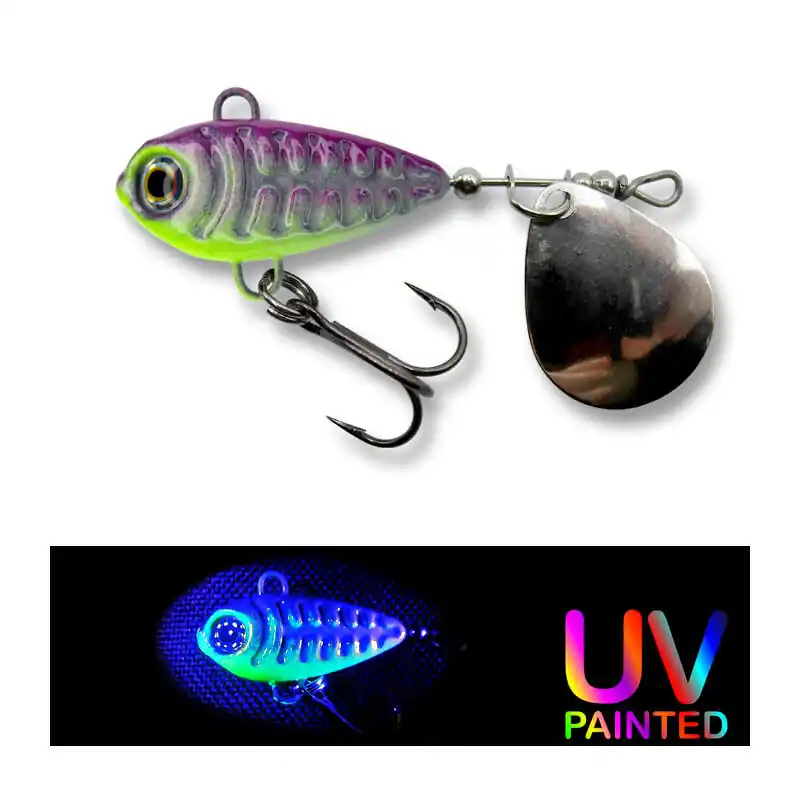 Plată securizată SPINNERTAIL BERTI SKELETONIK PRO PURPLE 20 GRAME
