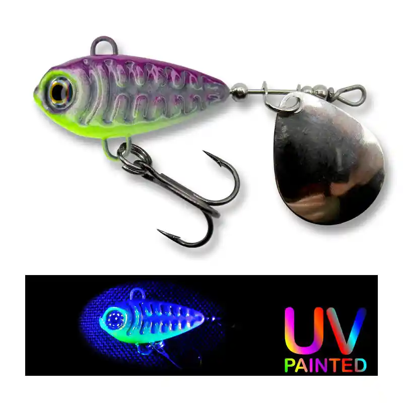 Ofertă specială SPINNERTAIL BERTI SKELETONIK PRO PURPLE 24 GRAME