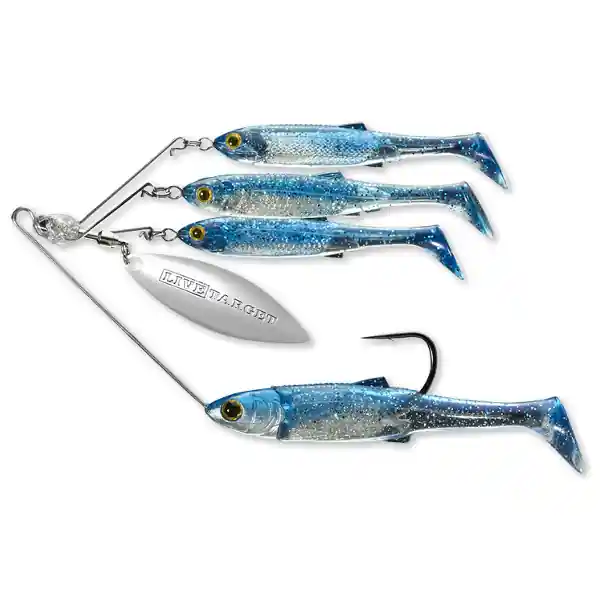 Reducere SPINNERBAIT LIVE TARGET BAITBALL SPINNER RIG SMALL/11G 854 PURPLE BSPINNER