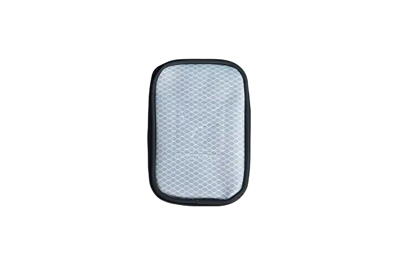 BORSETA NALUCI JACKALL L WHITE/BLACK, 21X15X4.5 CM Transport gratuit
