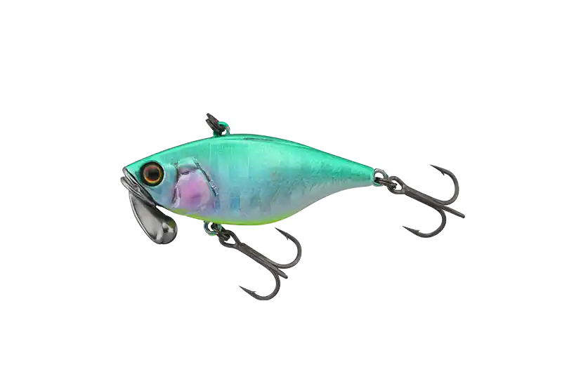 VOBLER RATTLING JACKALL TN38 TRIGON 3,8CM/7,3G LIME LUMINOUS Ultima șansă