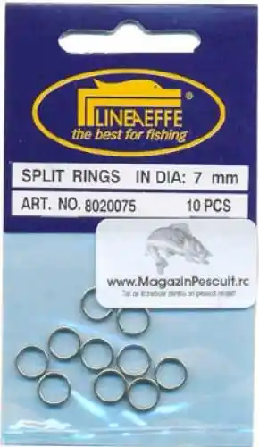 Calitate înaltă INELE DESPICATE LINEAEFFE 6 MM, 10 BUC/PLIC