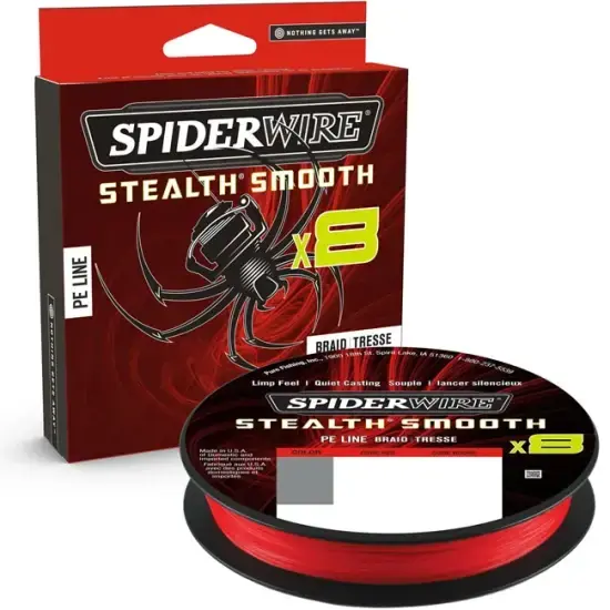 Ofertă specială Fir textil Spirderwire stealth Smooth 8 code red 0.11 mm / 10.3 kg / 150 m