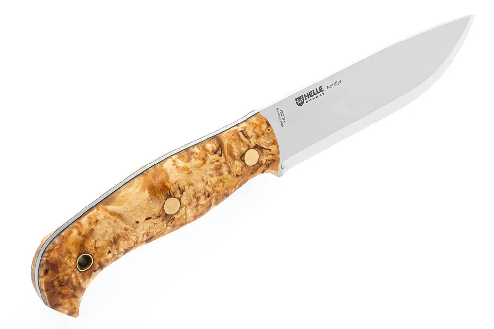 Ieftin Cutit Helle Nordlys, teaca piele, lama 122 mm