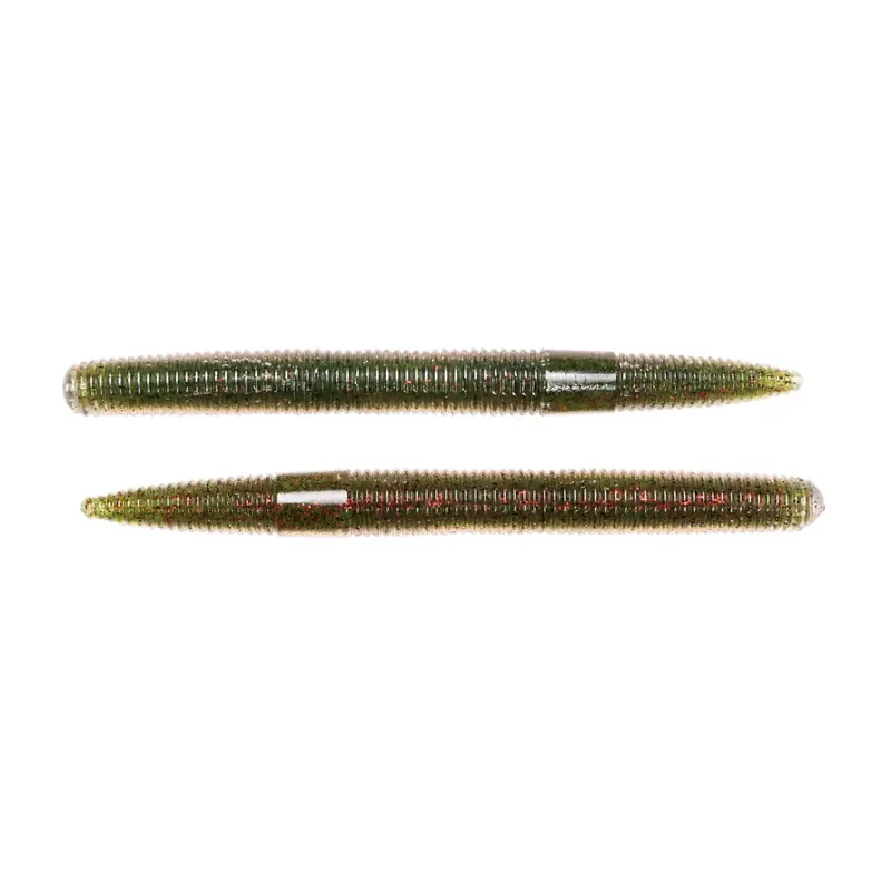 Lichidare de stoc Live Target stick worm 7.6 cm, 7.6 g, green red, 10 buc / plic